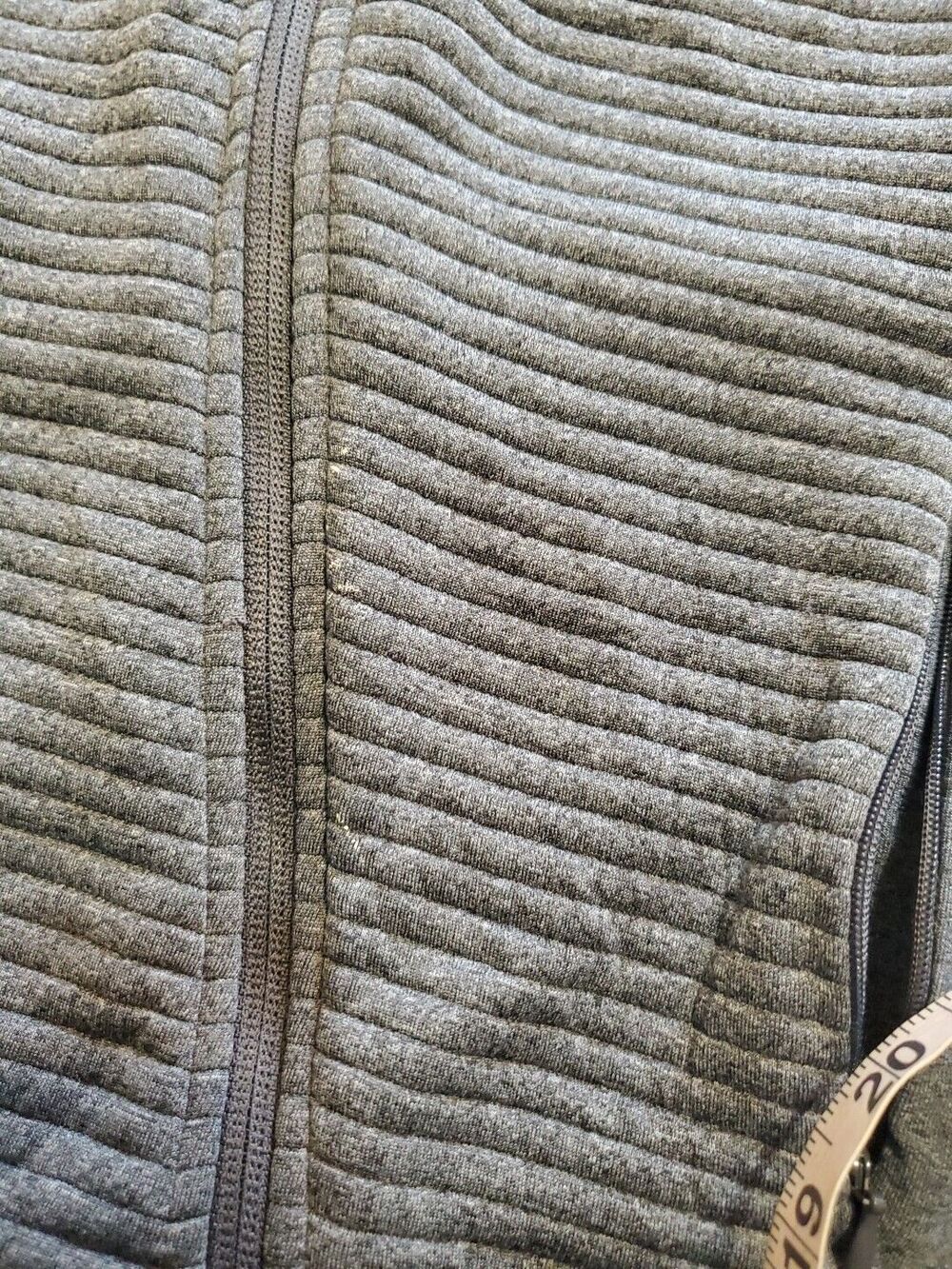 Mondetta Meduim Jacket Lightweight Zipoed Gray Textured Pockets Womens - Picture 14 of 16